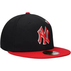 Men's New York Yankees New Era Black/Red Heart Eyes 59FIFTY Fitted Hat -CapNation Shop red new york yankees heart eyes 59fifty fitted hat ss5 p 200000336pv 3u ssv1rnsub7hj7jhdnnkxv hrn2tdolmbek2eq3gqs1
