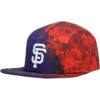 Men's San Francisco Giants Pro Standard Blue/Red Dip-Dye Adjustable Hat -CapNation Shop red san francisco giants dip dye adjustable hat pi4201000 altimages ff 4201917 fc5670bd9b8ec3d69498alt1 full