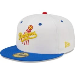 Men's Los Angeles Dodgers New Era White/Royal 50th Anniversary Cherry Lolli 59FIFTY Fitted Hat -CapNation Shop royal los angeles dodgers 50th anniversary cherry lolli 59fifty fitted hat ss5 p 4773623pv 3u 5xkdu7vrctknqucjgmrqv mm2gydwtqwpp5ihkbe32