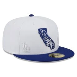 Men's Los Angeles Dodgers New Era White/Royal State 59FIFTY Fitted Hat -CapNation Shop royal los angeles dodgers state 59fifty fitted hat ss5 p 4998592pv 3u tc5qpkoo9jaozwfnhoizv kg6grgoubq1i8gmutrrh