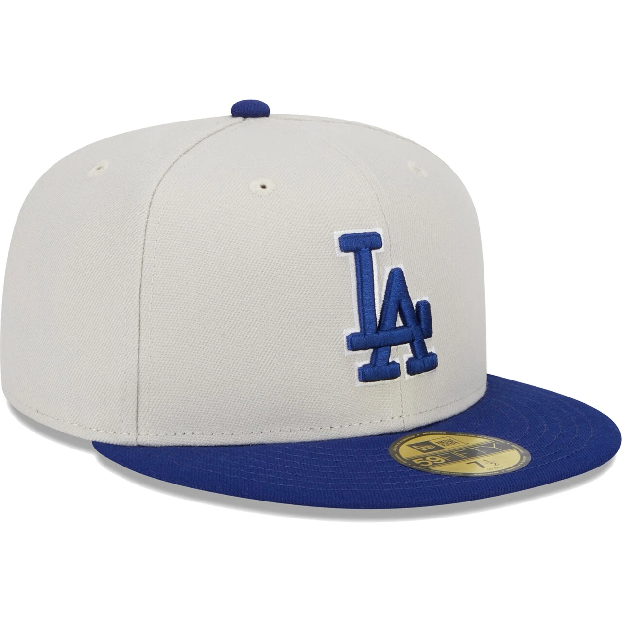 Men's Los Angeles Dodgers New Era Gray/Royal World Class Back Patch 59FIFTY Fitted Hat 5 Men's Los Angeles Dodgers New Era Gray/Royal World Class Back Patch 59FIFTY Fitted Hat - Image 3
