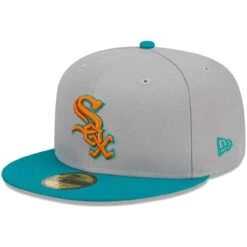 Men's Chicago White Sox New Era Gray/Teal 59FIFTY Fitted Hat -CapNation Shop teal chicago white sox 59fifty fitted hat ss5 p 200013125pv 3u jxakhzmlotmhhkf0scdgv hc3isshwspwru0ksgi5i