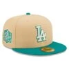 Men's Los Angeles Dodgers New Era Natural/Teal Mango Forest 59FIFTY Fitted Hat -CapNation Shop teal los angeles dodgers mango forest 59fifty fitted hat ss5 p 4789379pv 1u qk2ck03rpa4ddjivqdd6v sbqpfklde8zkeywbvdyh