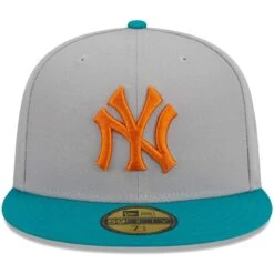 Men's New York Yankees New Era Gray/Teal 59FIFTY Fitted Hat -CapNation Shop teal new york yankees 59fifty fitted hat ss5 p 200013133pv 2u jjm4n9hficgmw8e6qhpgv zibyosnemmbnvpopth2c