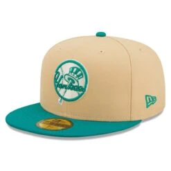 Men's New York Yankees New Era Natural/Teal Mango Forest 59FIFTY Fitted Hat 8 Men's New York Yankees New Era Natural/Teal Mango Forest 59FIFTY Fitted Hat -CapNation Shop teal new york yankees mango forest 59fifty fitted hat ss5 p 4789389pv 3u tn8pg1pvfrcsejzvt47sv czipsckzaaowlmedo1rx