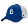 Men's Los Angeles Dodgers Fanatics Branded Royal/White Core Structured Trucker Snapback Hat -CapNation Shop white los angeles dodgers core structured trucker snapback hat pi4232000 altimages ff 4232270 5345d260d8a9e564e43ealt1 full