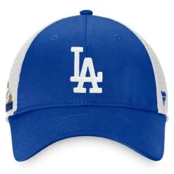 Men's Los Angeles Dodgers Fanatics Branded Royal/White First World Series Patch Team Trucker Snapback Hat -CapNation Shop white los angeles dodgers first world series patch team trucker snapback hat pi4369000 altimages ff 4369820 072e54ae0aa2589714c3alt3 full