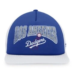 Men's Los Angeles Dodgers Fanatics Branded Royal/White Heritage Foam Front Trucker Snapback Hat -CapNation Shop white los angeles dodgers heritage foam front trucker snapback hat ss5 p 4906732pv 2u o8dcbaadmpzasfj2fhvjv xxz584kxird3onbfqnn0