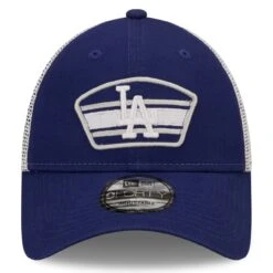 Men's Los Angeles Dodgers New Era Royal/White Logo Patch 9FORTY Trucker Snapback Hat -CapNation Shop white los angeles dodgers logo patch 9forty trucker snapback hat ss5 p 4675958pv 2u aaa8an0dwo6et8oldu5vv 2iiks0clhdua7eipyacu