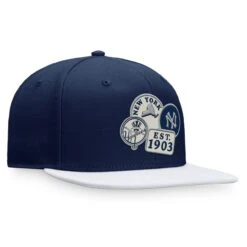 Men's New York Yankees Fanatics Branded Navy/White Heritage Patch Fitted Hat -CapNation Shop white new york yankees heritage patch fitted hat ss5 p 4913188pv 3u p24fqh98b1nhvsdiuzyev ukxfvsvlsj3yj6tokafx