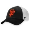 Men's San Francisco Giants Fanatics Branded Black/White Cooperstown Collection Core Trucker Snapback Hat -CapNation Shop white san francisco giants cooperstown collection core trucker snapback hat ss5 p 4906649pv 1u ukgsdop1lfnfenjsc6vwv u1b7xqk8tpkfpstkmhjj