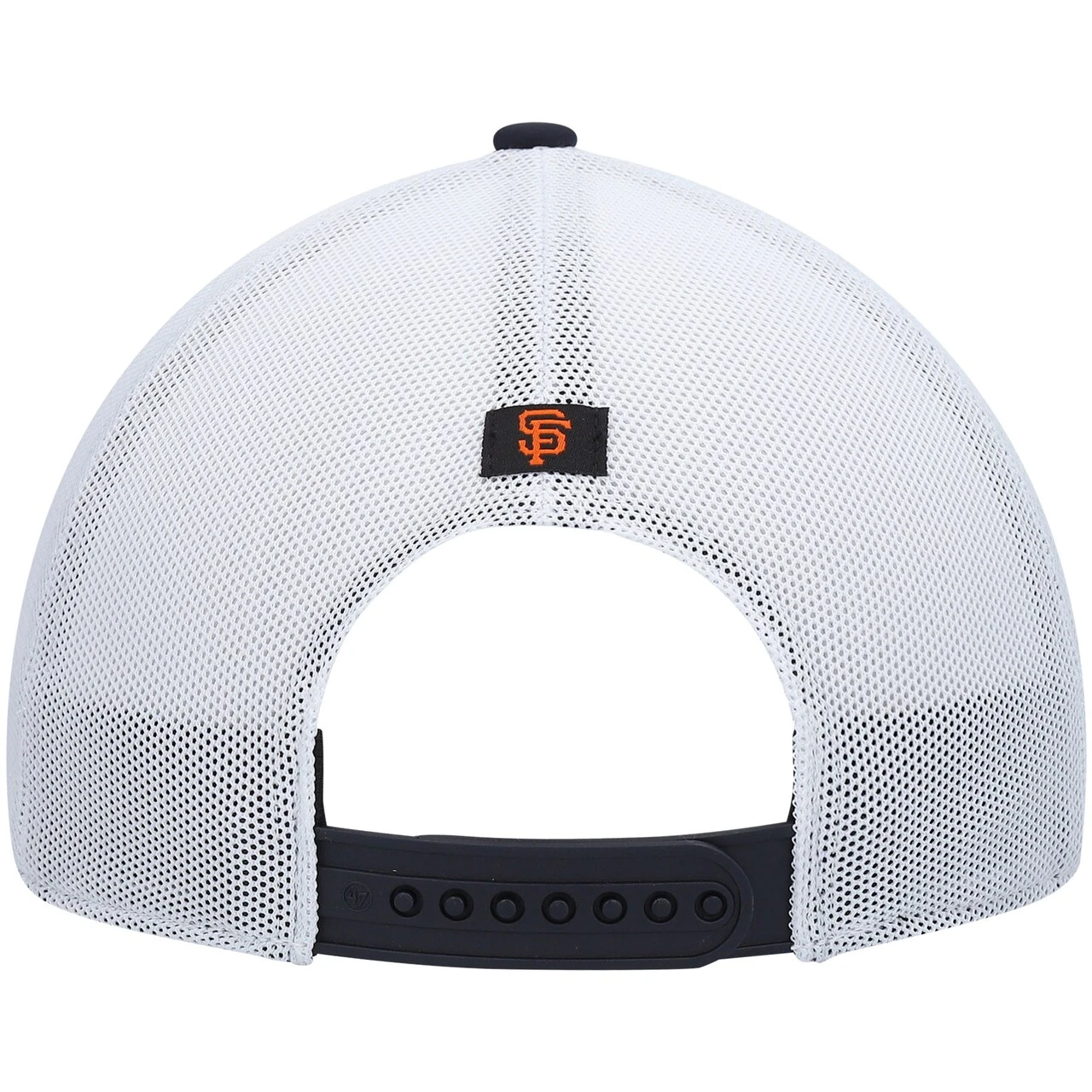 Men's San Francisco Giants '47 Navy/White Flag Fill Trucker Snapback Hat 6 Men's San Francisco Giants '47 Navy/White Flag Fill Trucker Snapback Hat - Image 4