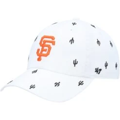 Women's San Francisco Giants '47 White Spring Training Confetti Clean Up Adjustable Hat