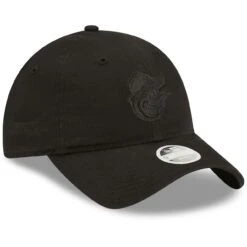 Women's Baltimore Orioles New Era Black On Black Core Classic II 9TWENTY Adjustable Hat -CapNation Shop womens new era baltimore orioles black on black core classic ii 9twenty adjustable hat pi4417000 altimages ff 4417757 e90084a016113fa09b52alt3 full