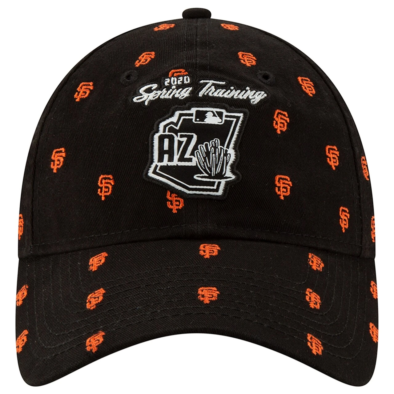 Women's San Francisco Giants New Era Black 2020 Spring Training All Over 9TWENTY Adjustable Hat 4 Women's San Francisco Giants New Era Black 2020 Spring Training All Over 9TWENTY Adjustable Hat - Image 2
