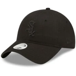 Women's Chicago White Sox New Era Black On Black Core Classic II 9TWENTY Adjustable Hat