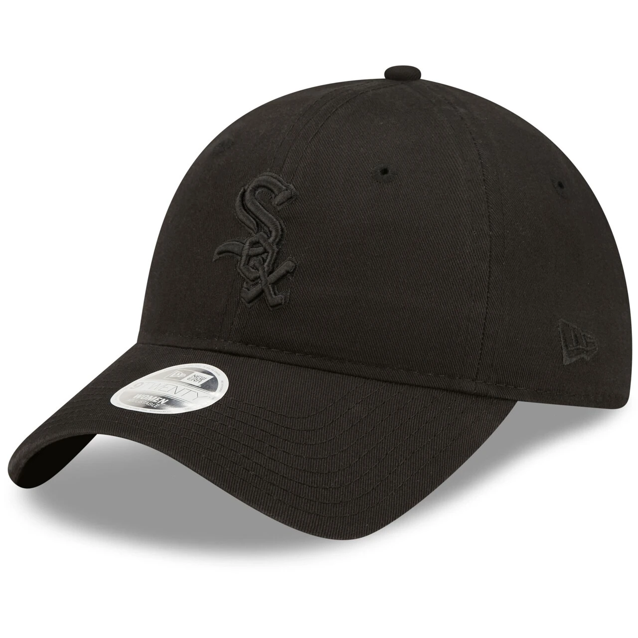 Women's Chicago White Sox New Era Black On Black Core Classic II 9TWENTY Adjustable Hat 3 Women's Chicago White Sox New Era Black On Black Core Classic II 9TWENTY Adjustable Hat