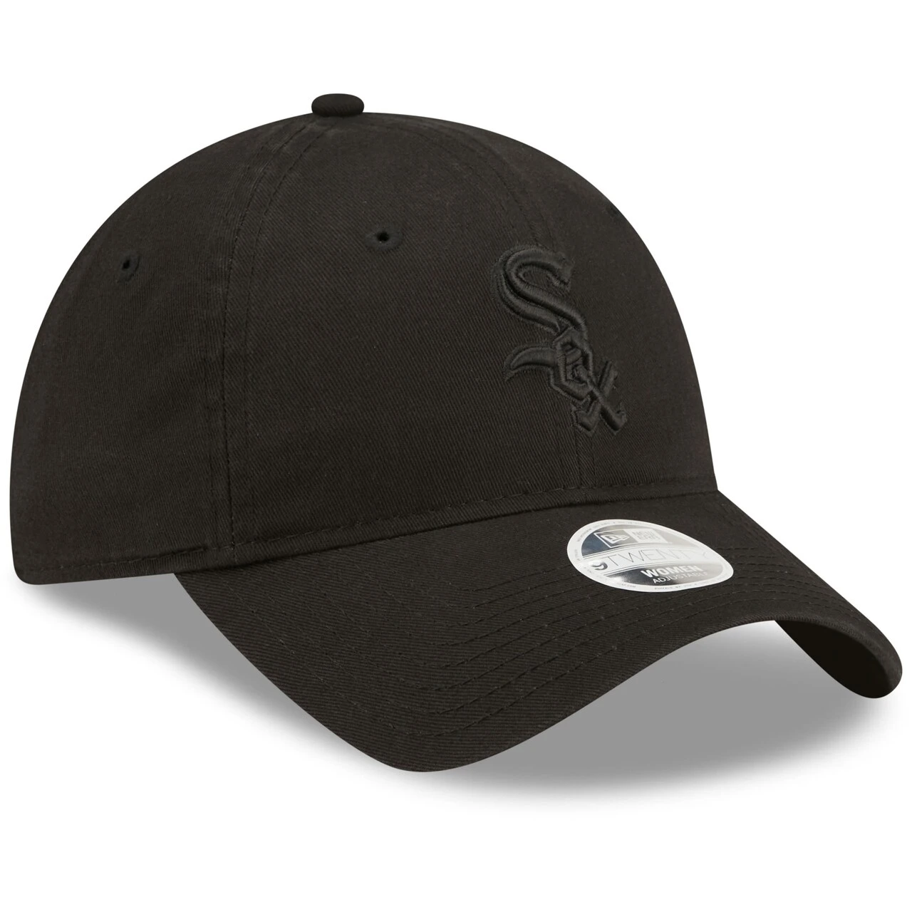Women's Chicago White Sox New Era Black On Black Core Classic II 9TWENTY Adjustable Hat 5 Women's Chicago White Sox New Era Black On Black Core Classic II 9TWENTY Adjustable Hat - Image 3