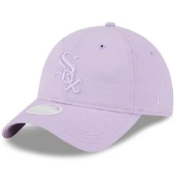 Women's Chicago White Sox New Era Lavender Tropic Core Classic 9TWENTY Adjustable Hat