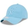 Women's New York Yankees New Era Light Blue Doscientos Core Classic 9TWENTY Adjustable Hat -CapNation Shop womens new era light blue new york yankees doscientos core classic 9twenty adjustable hat ss5 p 5003776pv 1u lk5pfqfykyiztfplgf4uv s6ceuvyydfzhyapkzzfq