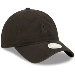 Women's Los Angeles Angels New Era Black On Black Core Classic II 9TWENTY Adjustable Hat -CapNation Shop womens new era los angeles angels black on black core classic ii 9twenty adjustable hat pi4417000 altimages ff 4417760 ec7427454336931627edalt3 full