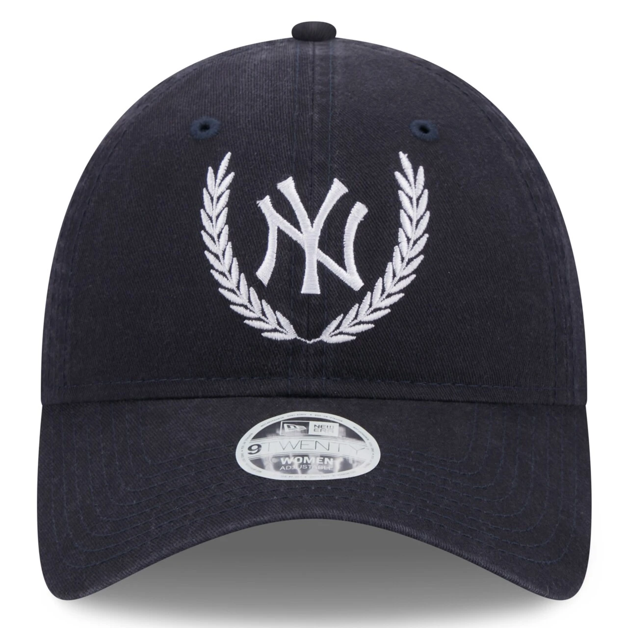 Women's New York Yankees New Era Navy Leaves 9TWENTY Adjustable Hat 4 Women's New York Yankees New Era Navy Leaves 9TWENTY Adjustable Hat - Image 2
