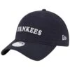 Women's New York Yankees New Era Navy Shoutout 9TWENTY Adjustable Hat -CapNation Shop womens new era navy new york yankees shoutout 9twenty adjustable hat ss5 p 5003622pv 1u otej9k8pl0vgdzgrpdtsv xyfyjuyr34kwqipcicjs