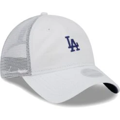 Women's Los Angeles Dodgers New Era White Mini 9TWENTY Adjustable Hat -CapNation Shop womens new era white los angeles dodgers mini 9twenty adjustable hat ss5 p 5003367pv 3u jrytzvit0yqpsk9rdk02v qp3wrqzwto4dqflpjs50