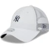 Women's New York Yankees New Era White Mini 9TWENTY Adjustable Hat -CapNation Shop womens new era white new york yankees mini 9twenty adjustable hat ss5 p 5003377pv 1u zs8yz1t5cjmoybl05xzlv pvxtcbdobw1hdsxcipdj