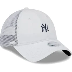 Women's New York Yankees New Era White Mini 9TWENTY Adjustable Hat -CapNation Shop womens new era white new york yankees mini 9twenty adjustable hat ss5 p 5003377pv 3u zs8yz1t5cjmoybl05xzlv ozl10w2yusb1u3oworoa