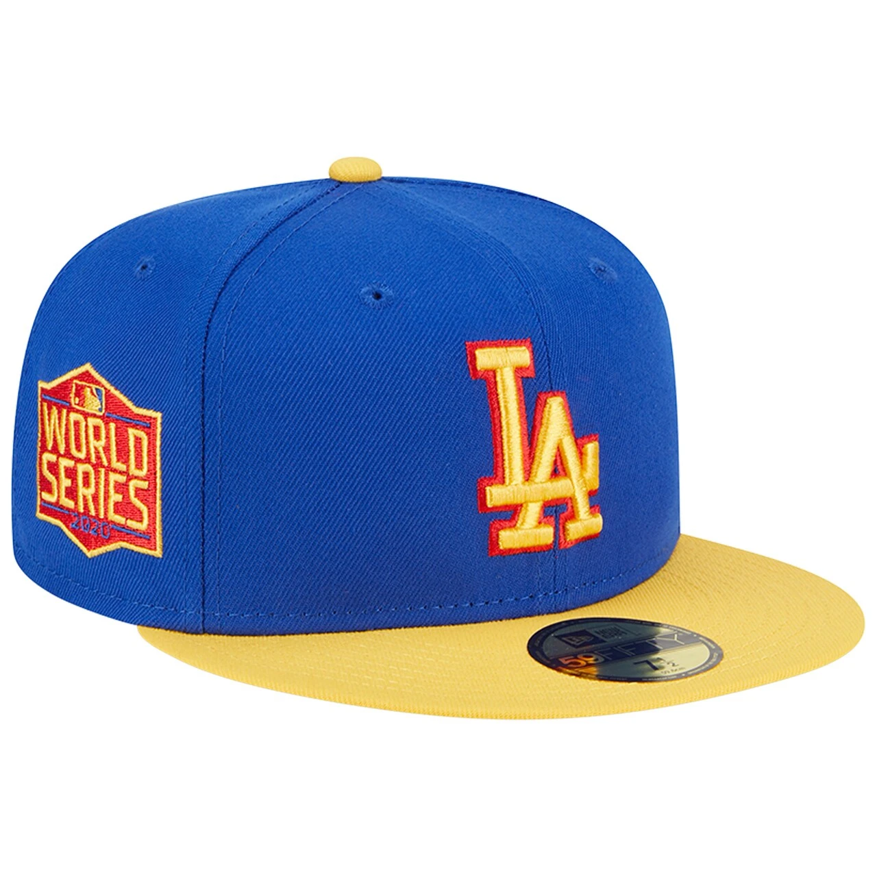 Men's Los Angeles Dodgers New Era Royal/Yellow Empire 59FIFTY Fitted Hat 3 Men's Los Angeles Dodgers New Era Royal/Yellow Empire 59FIFTY Fitted Hat