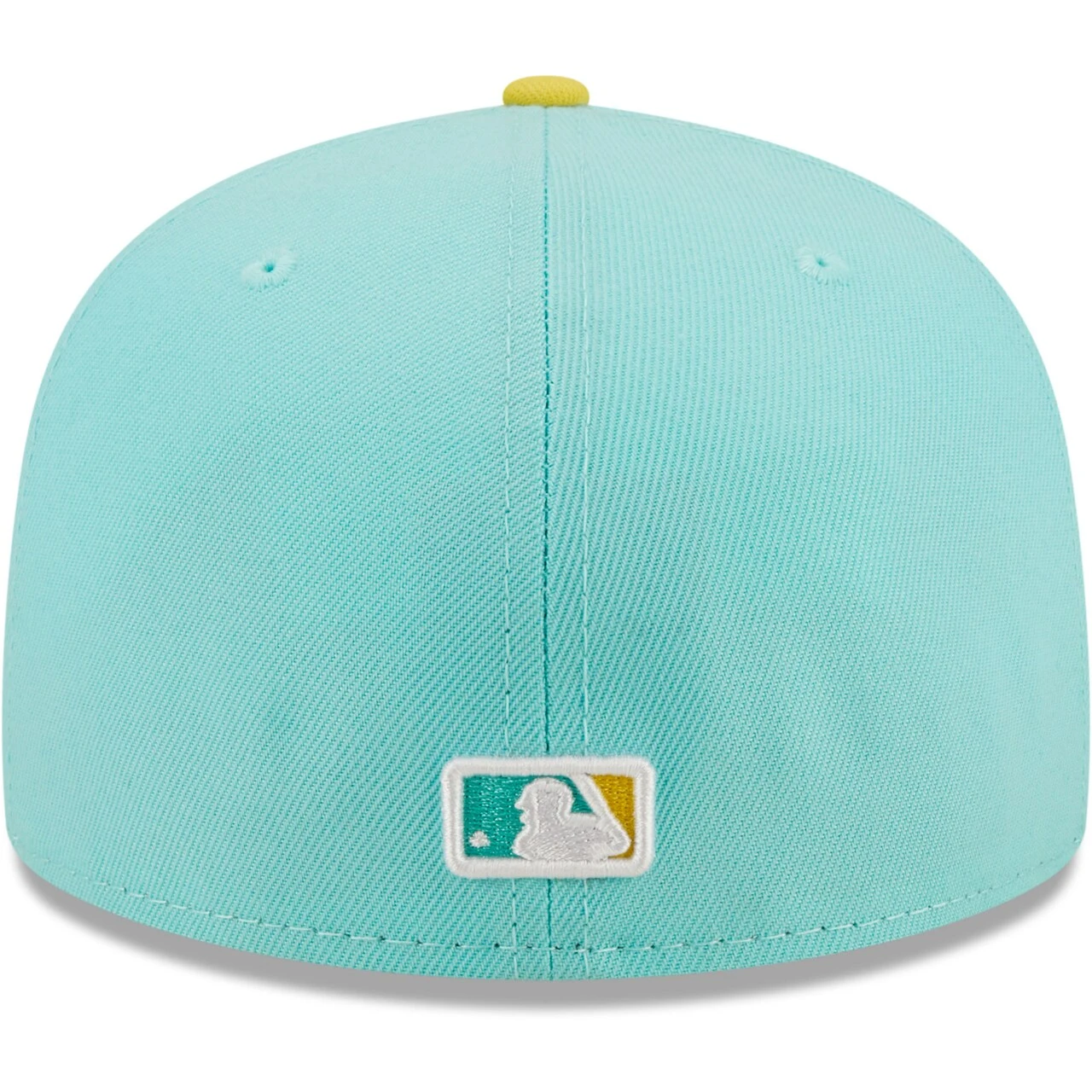 Men's New York Yankees New Era Turquoise/Yellow Spring Color Pack Two-Tone 59FIFTY Fitted Hat - Image 4