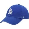 Youth Los Angeles Dodgers '47 Royal Team Logo Clean Up Adjustable Hat -CapNation Shop youth 47 royal los angeles dodgers team logo clean up adjustable hat pi4252000 altimages ff 4252084 3c5f9a544481ad91d997alt1 full